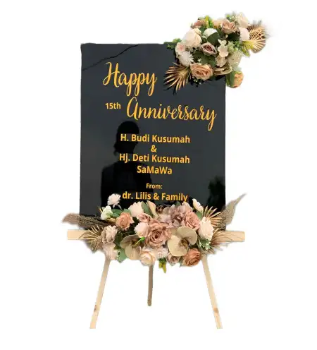 Papan Bunga Akrilik Cibeet